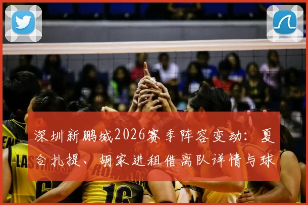 深圳新鹏城2026赛季阵容变动：夏合扎提、胡家进租借离队详情与球队影响分析